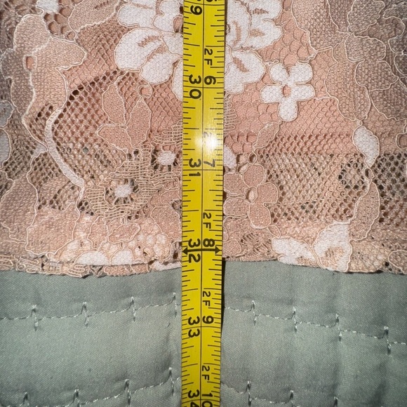 Altar'd State Rauma Dress Neutral Cream Floral Lace Mesh Long Sleeve Size M. EUC - Picture 8 of 12